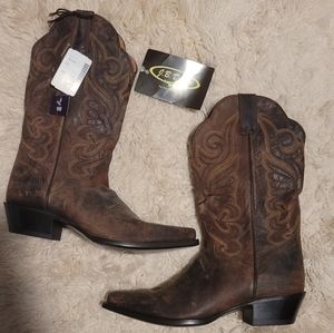 JB Dillon Western Boots Size 9B NWT